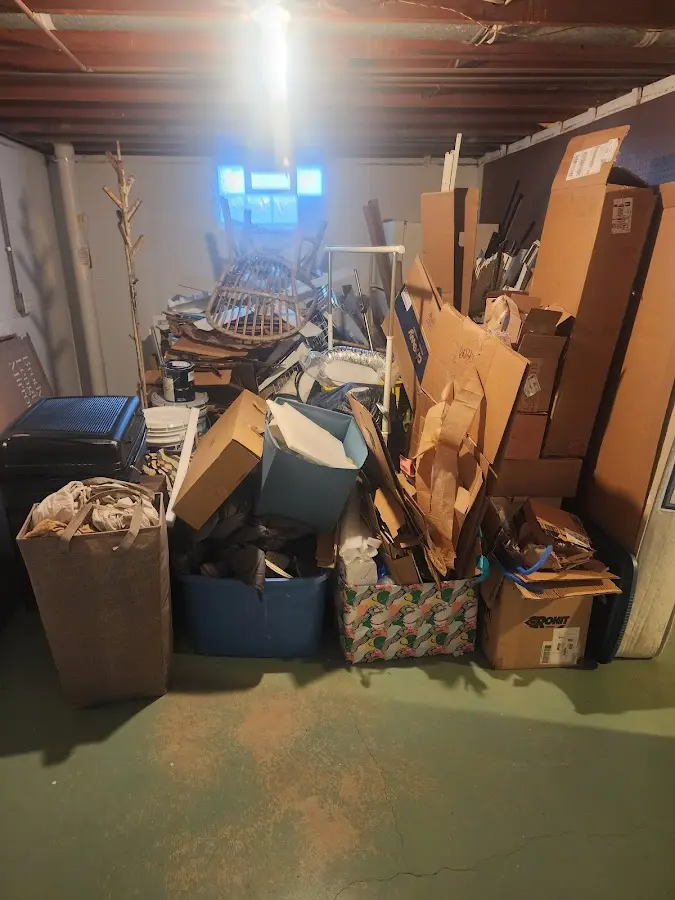 Roll-off dumpster container at job site for Yard Waste Dumpster Rental in Crossville